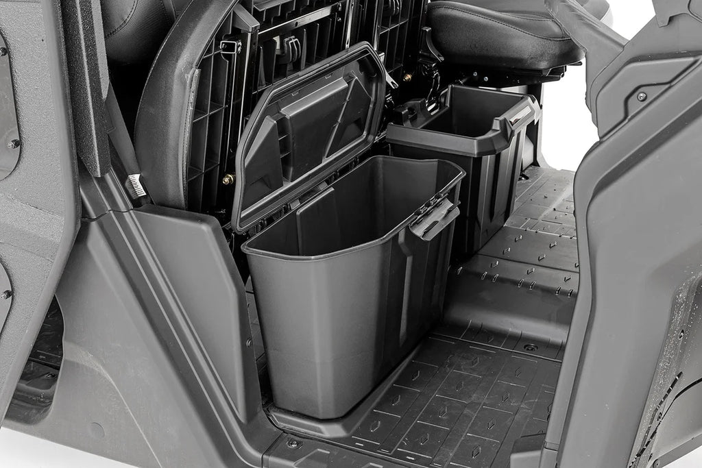 Rough Country Under Seat Storage Box | Passenger Seat | Can-Am Defender HD 5/HD 8/HD 9/HD 10 97061 - Underside View
