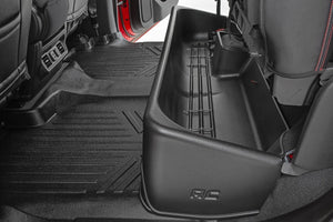 Rough Country Under Seat Storage | Crew Cab | Chevy/GMC 1500/2500HD/3500HD (19-24) RC09051A - Underside View