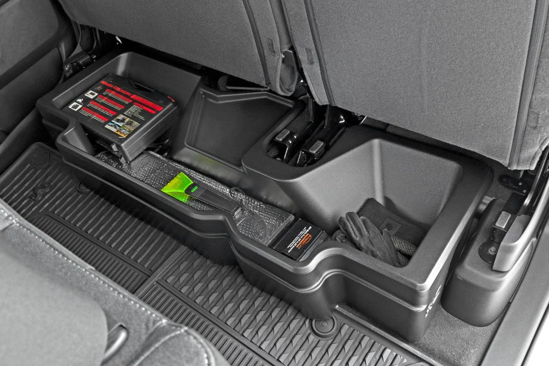 Rough Country Under Seat Storage | Crew Cab | Ram 1500 2WD/4WD (2019-2025) RC09421A - Side View
