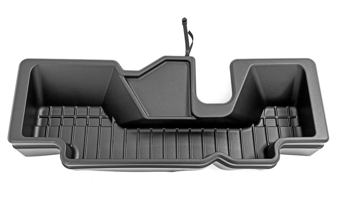 Rough Country Under Seat Storage | Crew Cab | Ram 1500 2WD/4WD (2019-2025) RC09421A - Underside View