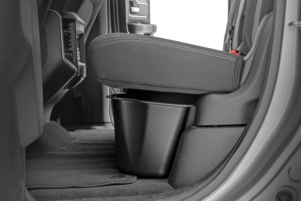 Rough Country Under Seat Storage | Double Cab | Ram 1500 2WD/4WD (2019-2025) RC09422 - Back View