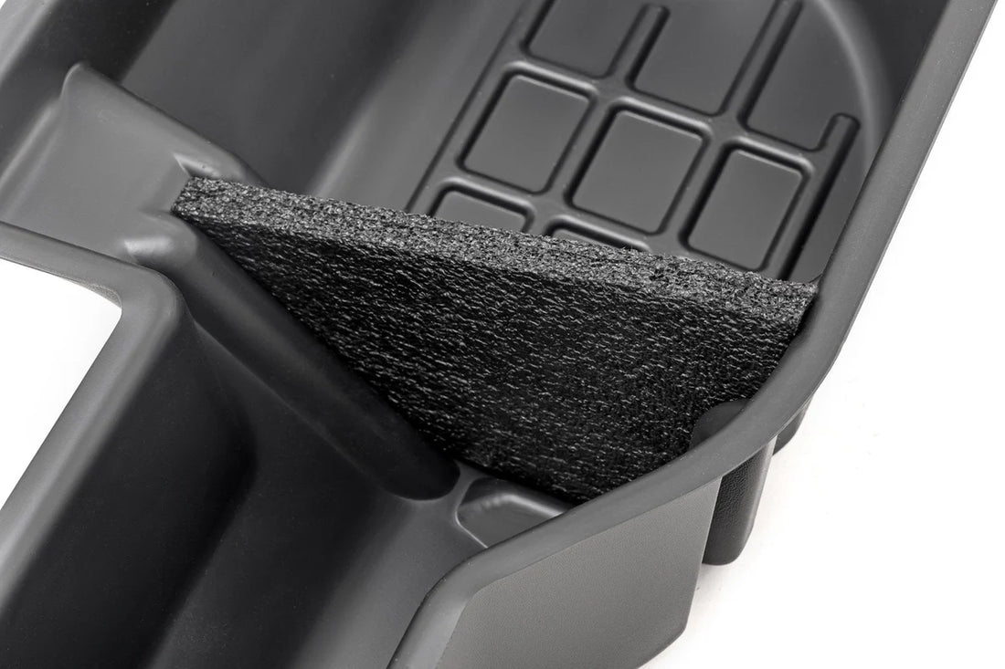 Rough Country Under Seat Storage | Double Cab | Ram 1500 2WD/4WD (2019-2025) RC09422 - Underside View