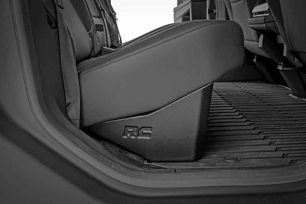 Rough Country Under Seat Storage | Tesla /Cybertruck 4WD (2024-2025) - Back View