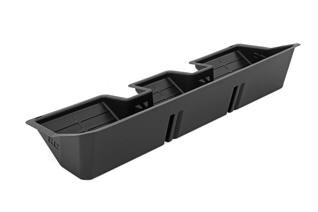 Rough Country Under Seat Storage | Tesla /Cybertruck 4WD (2024-2025) - Underside View
