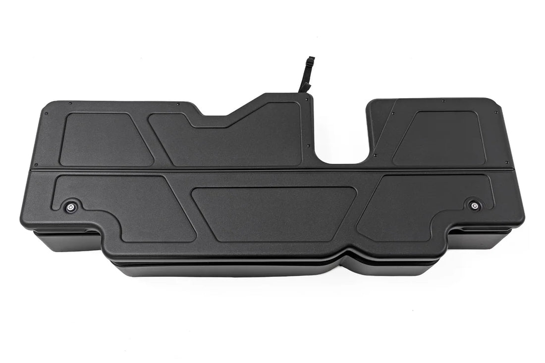 Rough Country Under Seat Storage with Locking Lid | Crew Cab | Ram 1500 2WD/4WD (2019-2026) RC0995 - Underside View