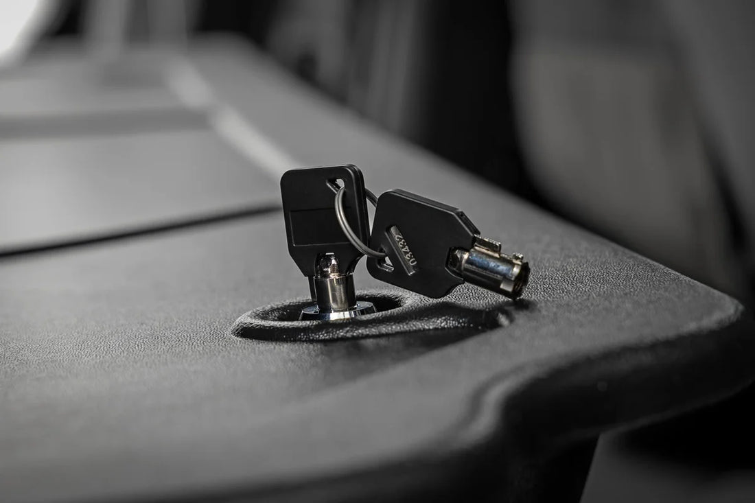 Rough Country Under Seat Storage with Locking Lid | Double Cab | Chevy/GMC 1500/2500HD/3500HD (19-26) RC0994 - Additional ...
