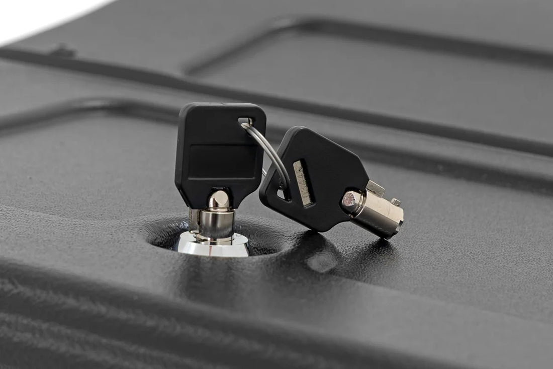 Rough Country Under Seat Storage with Locking Lid | Ford F-150/F-250/F-350/Raptor  (15-26) RC0996 - Underside View