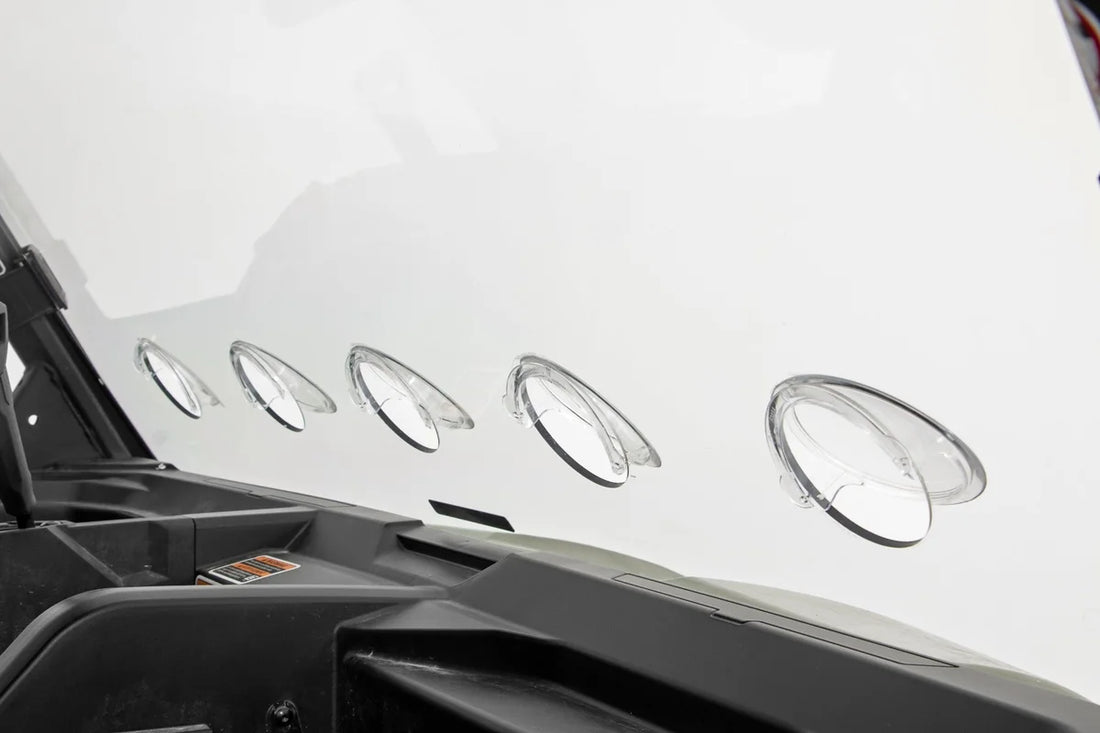 Rough Country Vented Full Windshield | Scratch Resistant | Can-Am Defender HD 5/HD 8/HD 9/HD 10 98262030 - Additional View 5