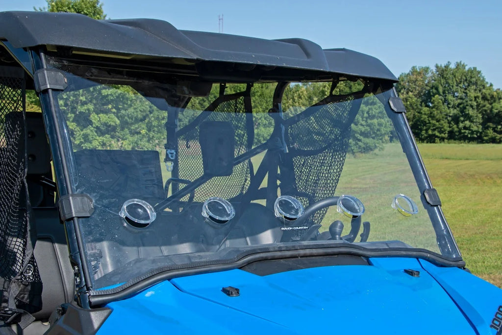 Rough Country Vented Full Windshield | Scratch Resistant | Honda Pioneer 1000 98262020 - Additional View 6