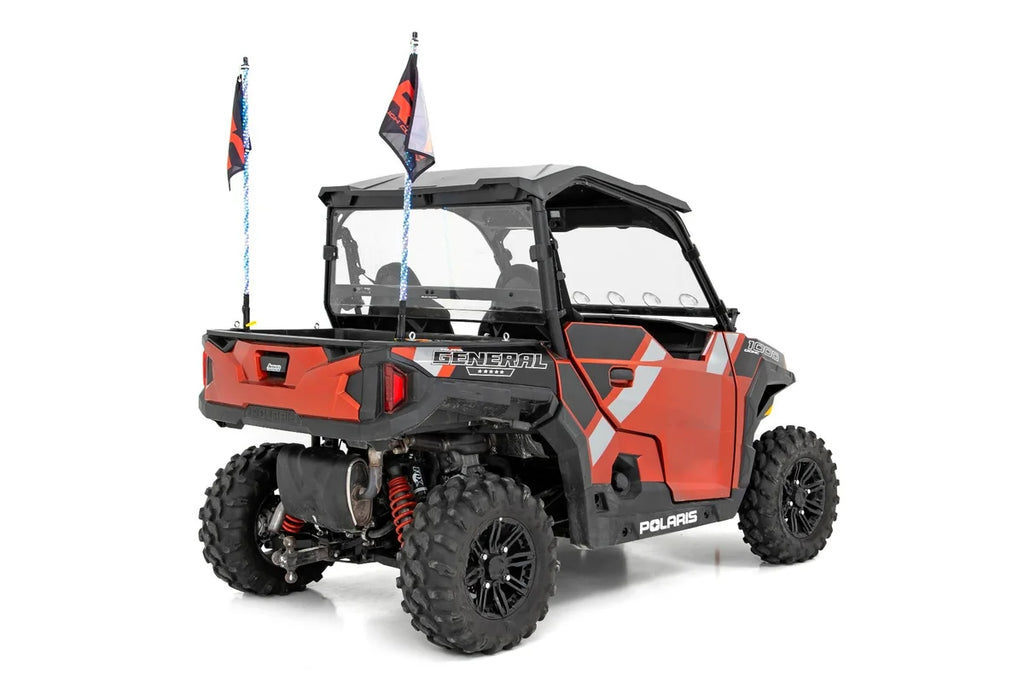 Rough Country Vented Full Windshield | Scratch Resistant | Polaris General 98262010 - Additional View 6
