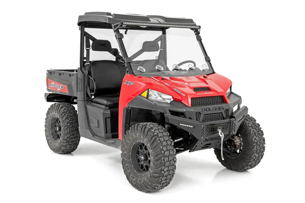 Rough Country Vented Full Windshield | Scratch Resistant | Polaris Ranger 1000/Ranger XP 900/1000 98232010 - Additional Vi...