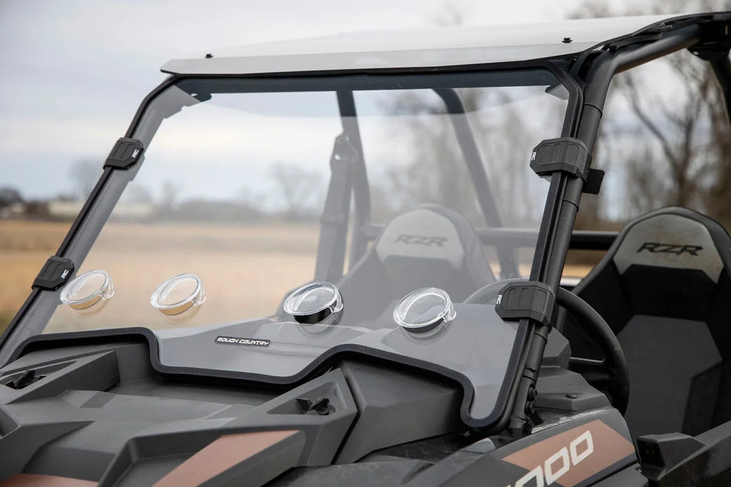 Rough Country Vented Full Windshield | Scratch Resistant | Polaris RZR 98292010 - Additional View 5