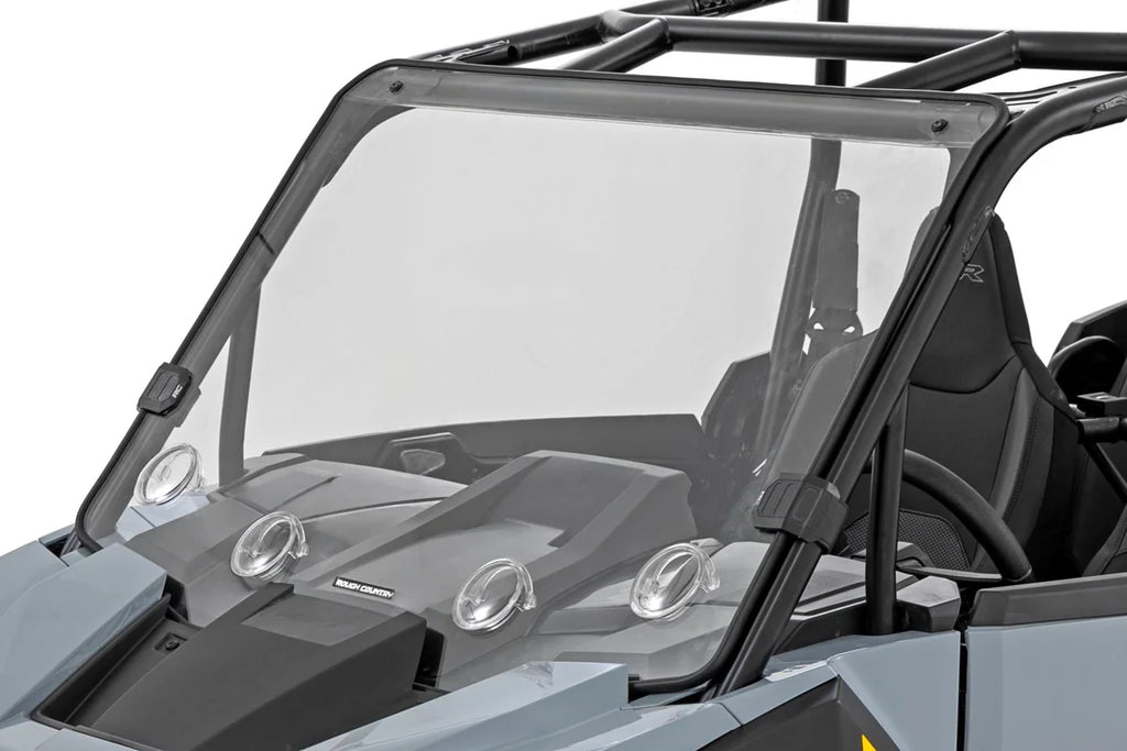 Rough Country Vented Full Windshield | Scratch Resistant |┬á Polaris RZR XP4 1000 98202310 - Main Product View