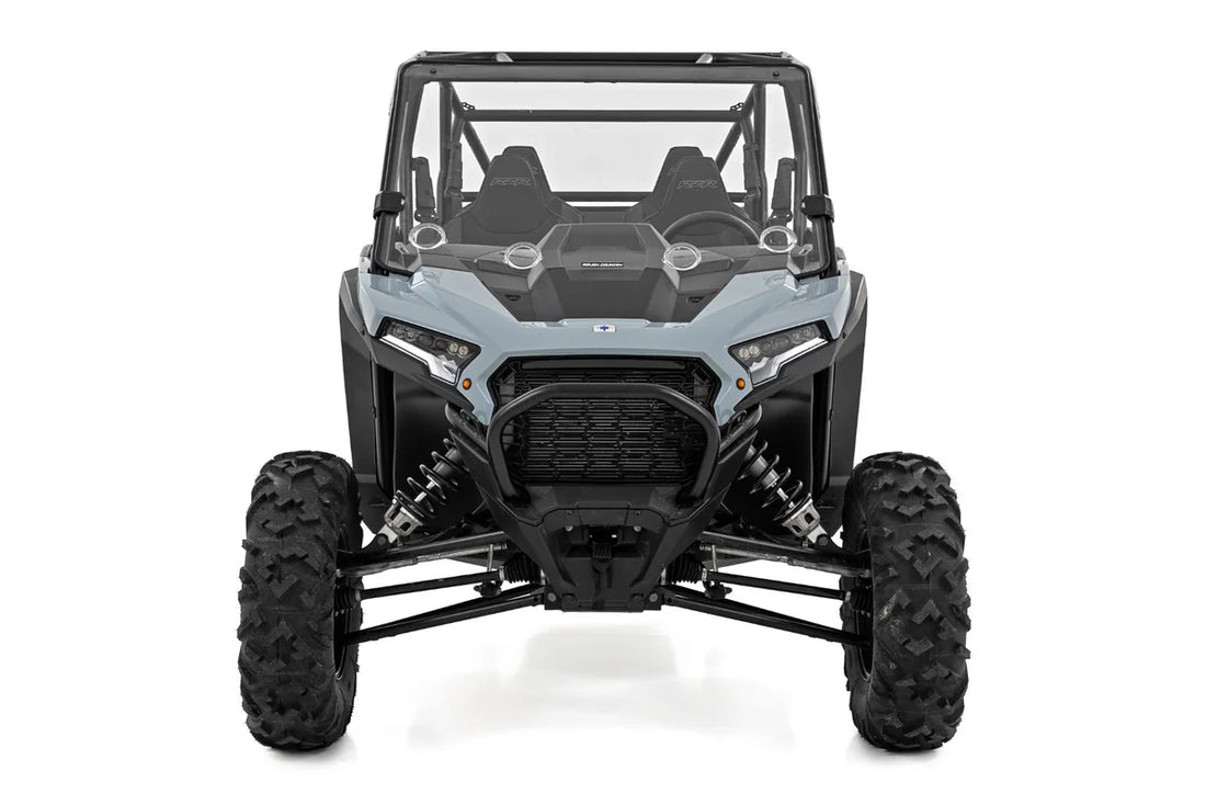 Rough Country Vented Full Windshield | Scratch Resistant |┬á Polaris RZR XP4 1000 98202310 - Side View