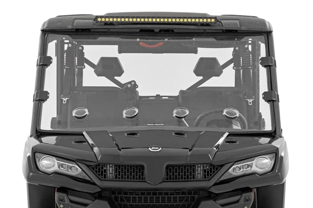 Rough Country Vented Full Windshield | Scratch Resistant | CFMOTO UFORCE 1000 - Main Product View