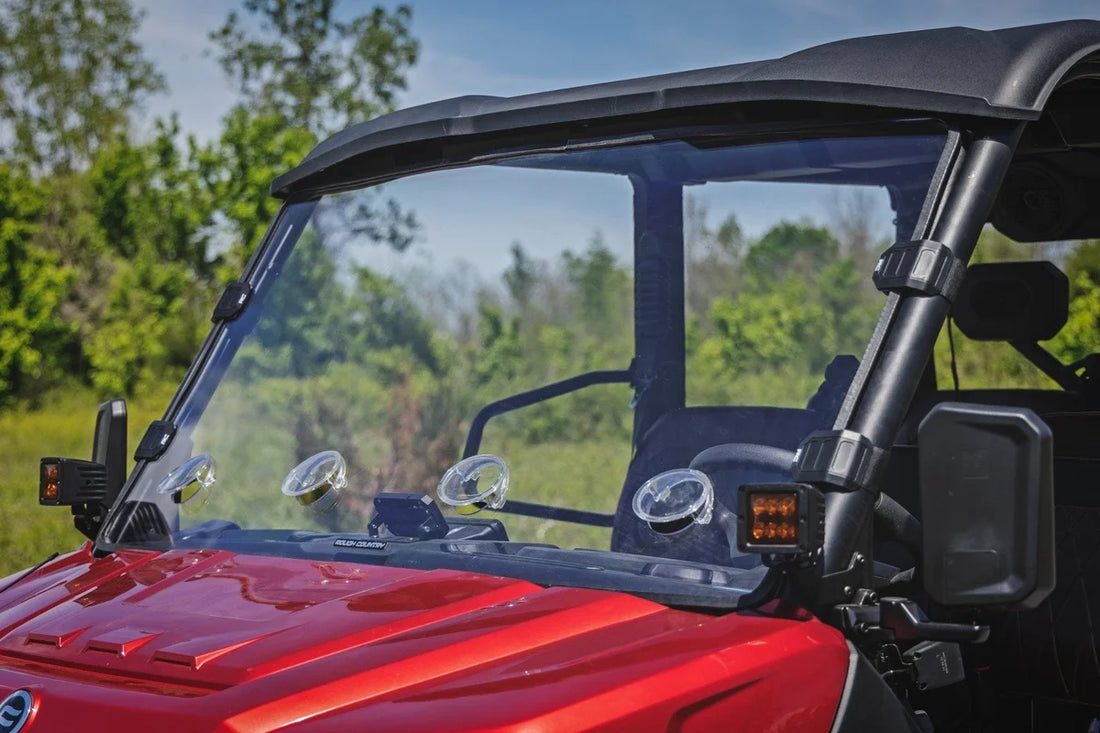 Rough Country Vented Full Windshield | Scratch Resistant | CFMOTO UFORCE U10 Pro - Additional View 5