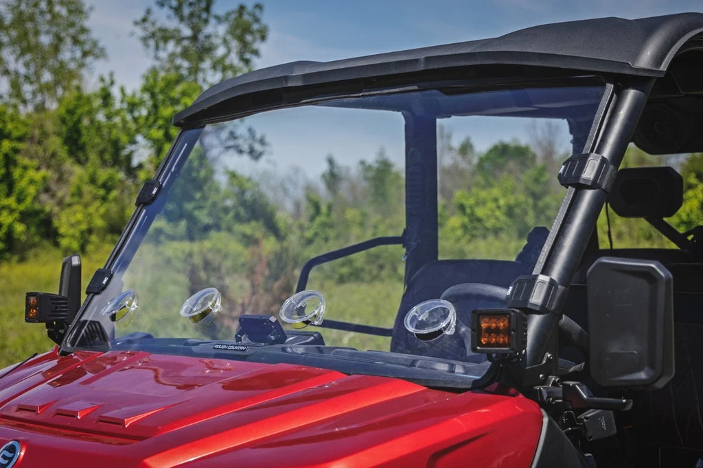 Rough Country Vented Full Windshield | Scratch Resistant | CFMOTO UFORCE U10 Pro - Additional View 5