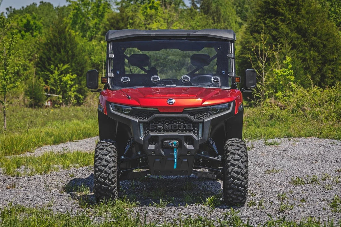Rough Country Vented Full Windshield | Scratch Resistant | CFMOTO UFORCE U10 Pro - Additional View 6