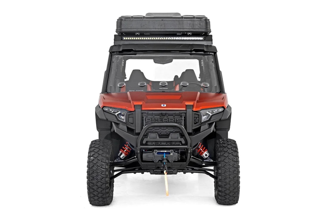 Rough Country Vented Full Windshield | Scratch Resistant | Polaris XPEDITION XP 5 - Front View