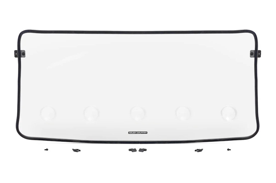 Rough Country Vented Full Windshield | Scratch Resistant | Polaris XPEDITION XP 5 - Additional View 6
