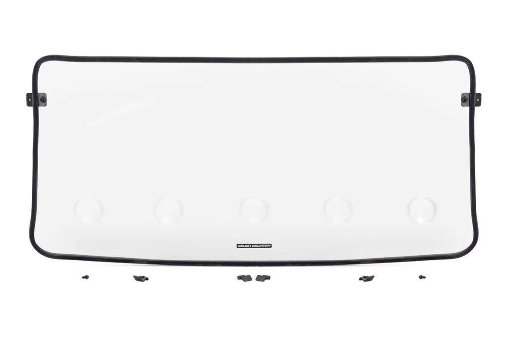 Rough Country Vented Full Windshield | Scratch Resistant | Polaris XPEDITION XP 5 - Additional View 6