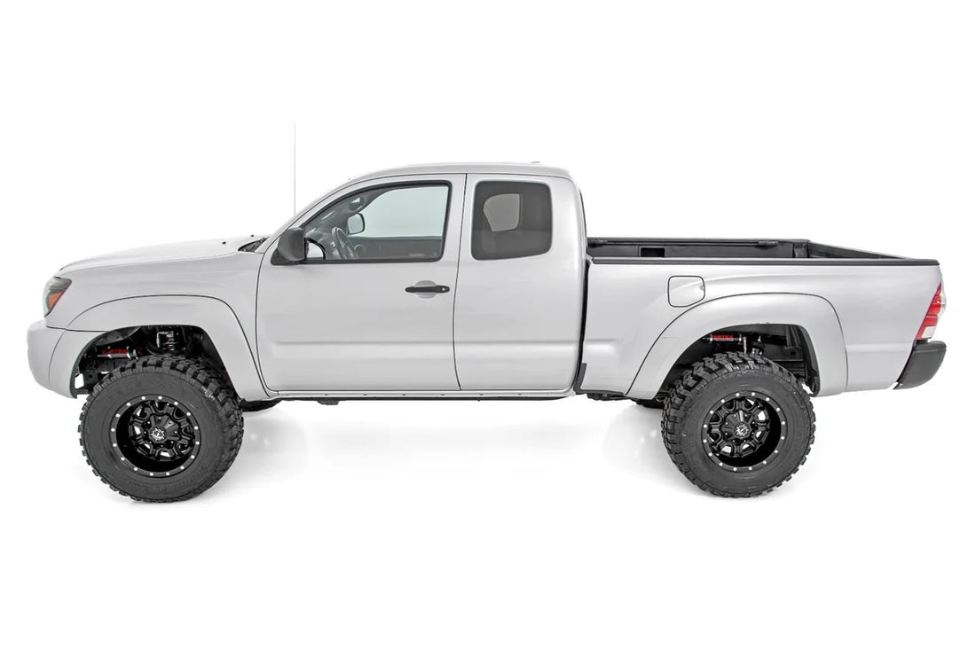 Rough Country Vertex 2.5 Adjustable Coilovers | Front | 3" | Toyota Tacoma 2WD/4WD (05-23) 689010 - Installation View
