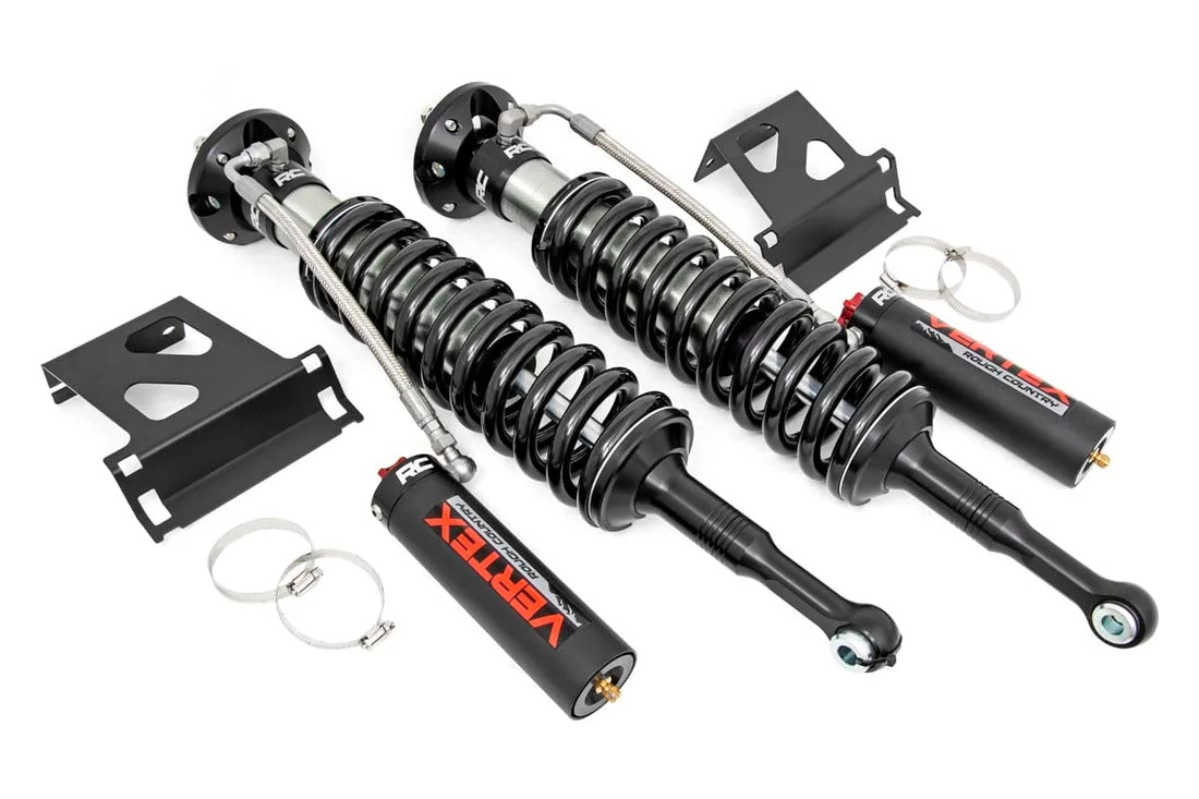 Rough Country Vertex 2.5 Adjustable Coilovers | Front | 6" | Toyota Tundra 4WD (2007-2021) 689013 - Side View