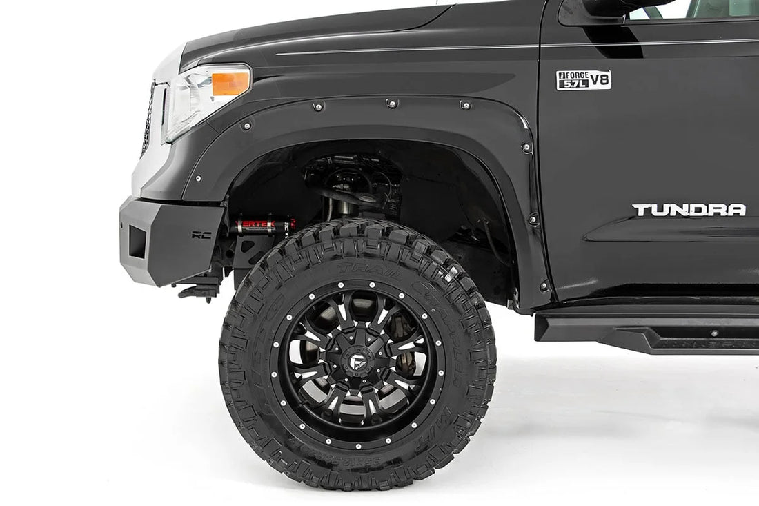 Rough Country Vertex 2.5 Adjustable Coilovers | Front | 6" | Toyota Tundra 4WD (2007-2021) 689013 - Front View