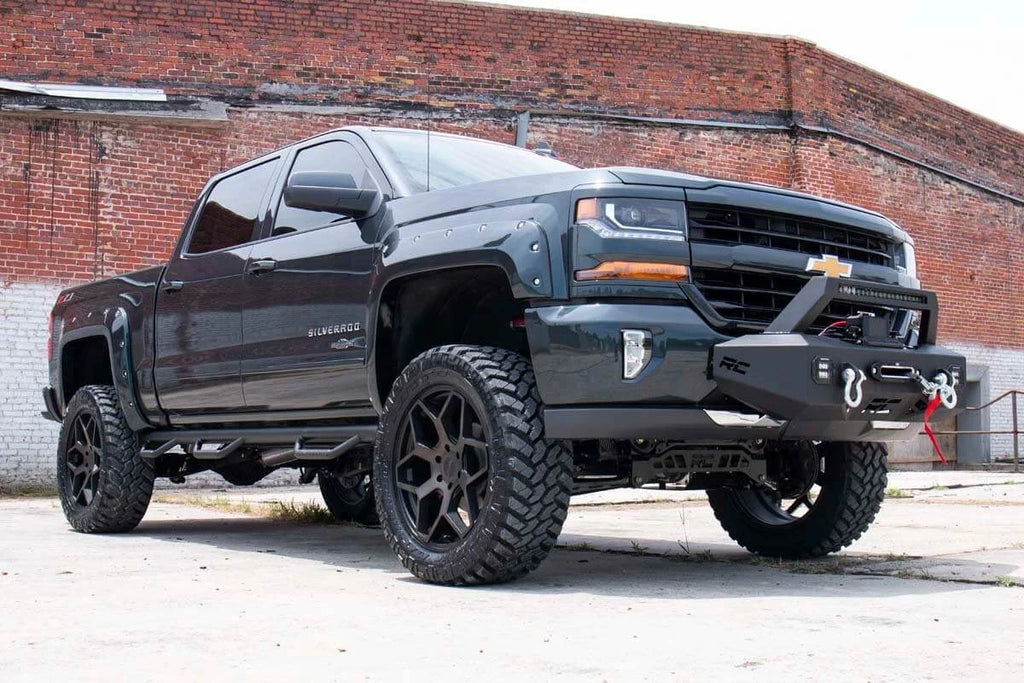 Rough Country Vertex 2.5 Adjustable Coilovers | Front | 6-7.5" | Chevy/GMC 1500 (07-18 & Classic) 689001 - Back View