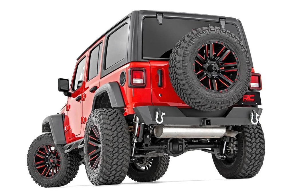 Rough Country Vertex 2.5 Adjustable Rear Shocks | 3.5-4.5" | Jeep Wrangler JL (18-24)/Wrangler Unlimited (18-24) 699007 - ...
