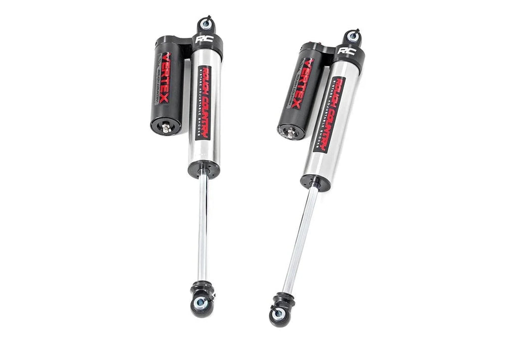 Rough Country Vertex 2.5 Adjustable Rear Shocks | 4-6.5" | Ford F-150 4WD (2014-2024) 699002