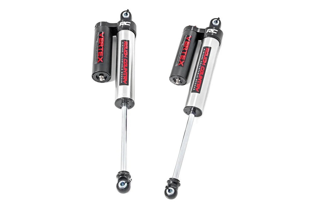 Rough Country Vertex 2.5 Adjustable Rear Shocks | 5-7.5" | Ford F-150 2WD (2014-2021) 699002_A