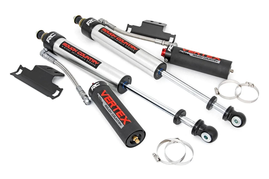 Rough Country Vertex 2.5 Adjustable Rear Shocks | 6-7" | Toyota Tacoma 2WD/4WD (2005-2023) 699014 - Rear View