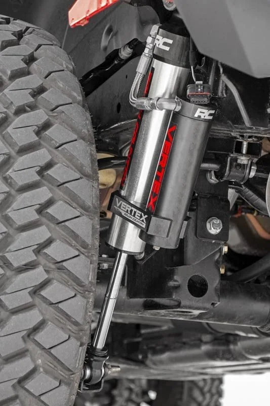 Rough Country Vertex 2.5 Adjustable Rear Shocks | 6" | Jeep Gladiator JT 4WD (2020-2024) 699026 - Side View