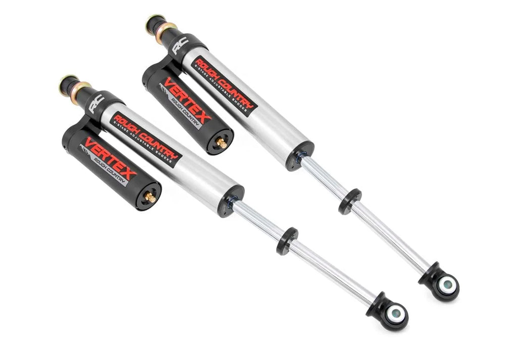 Rough Country Vertex 2.5 Adjustable Rear Shocks | 6" | Toyota Tundra 2WD/4WD (2007-2021) 699013 - Side View