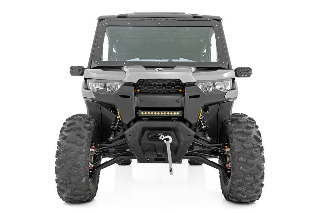Rough Country Vertex Adjustable Suspension Kit | Can-Am Defender HD7/HD9/HD10 - Side View