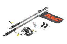 Load image into Gallery viewer, Rough Country Whip Mount | 4' Multl-Color LED Whip Pair | Can-AM Defender/Segway 93199 - Mounting View