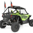 Load image into Gallery viewer, Rough Country Whip Mount | Bed |  4' Multl-Color LED Whip Pair | Honda Talon 1000 92039 - Side View