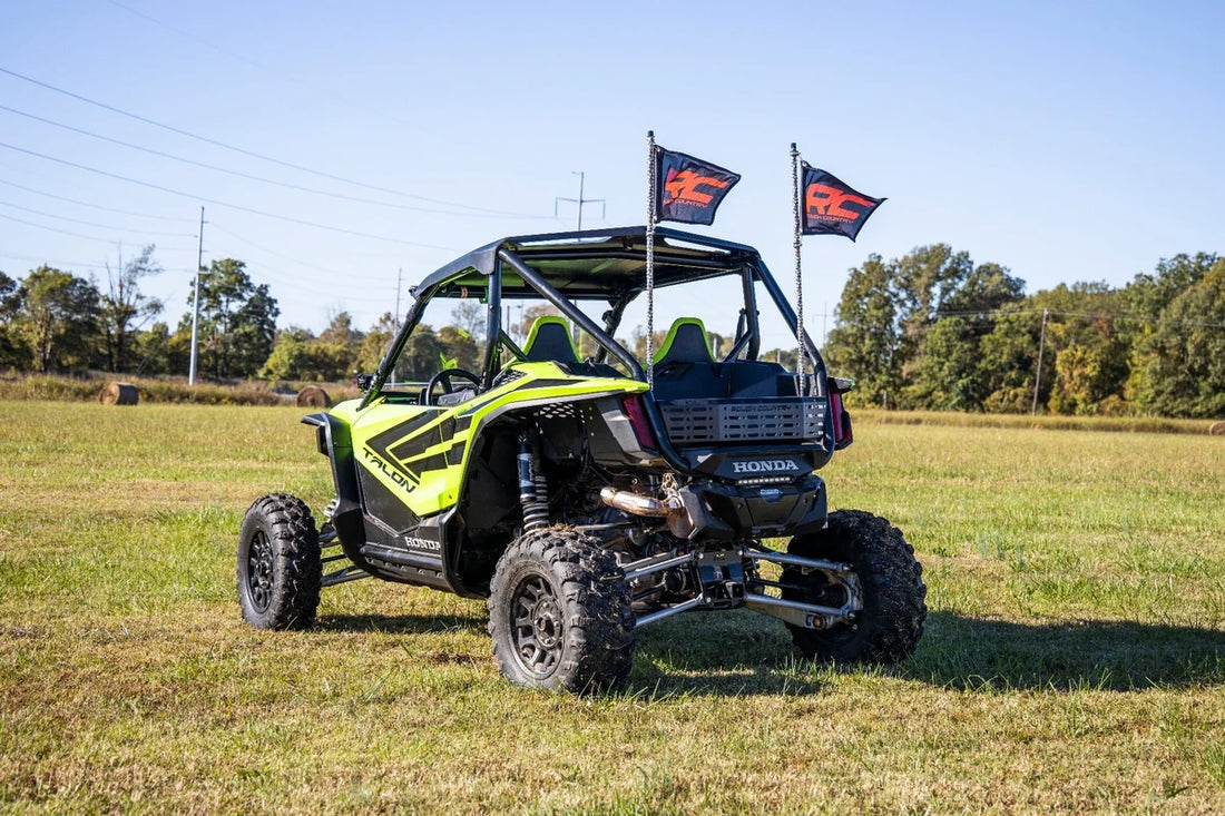 Rough Country Whip Mount | Bed |  4' Multl-Color LED Whip Pair | Honda Talon 1000 92039 - Additional View 5
