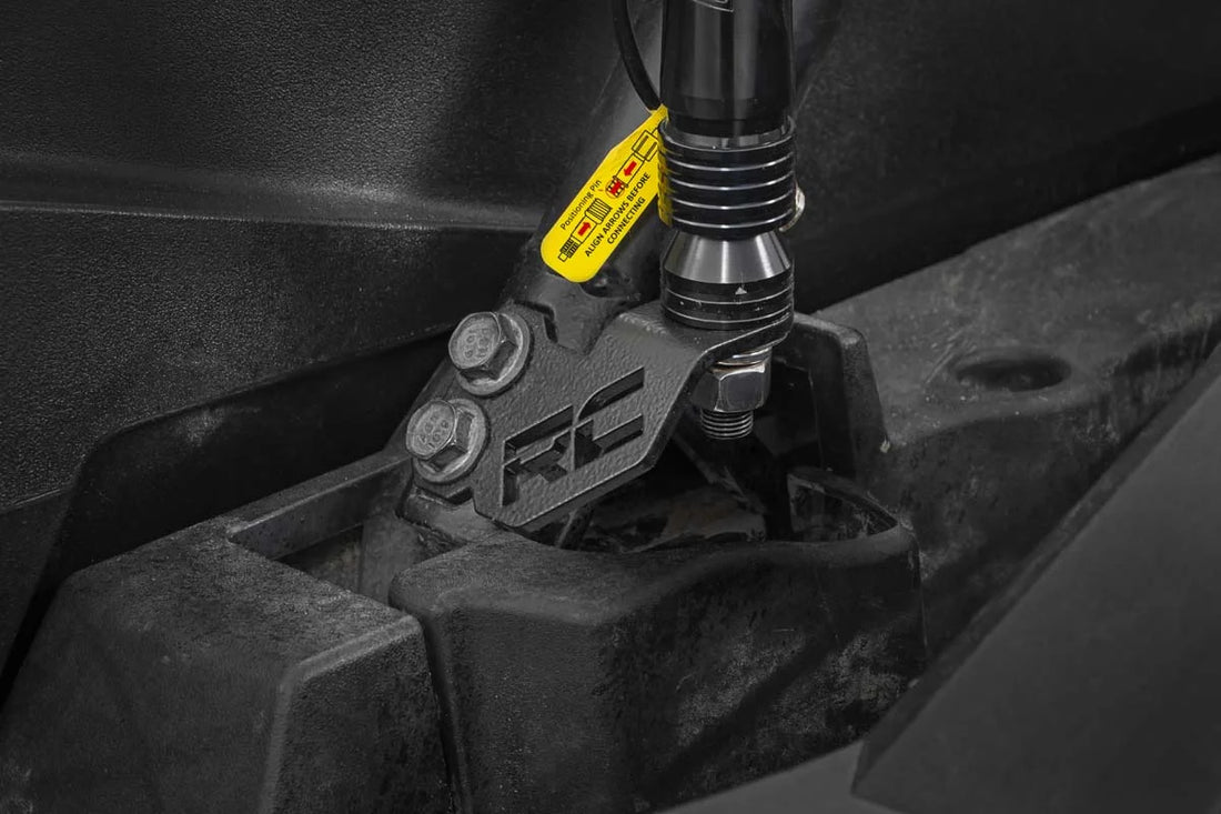 Rough Country Whip Mount | Cage | 4' Multl-Color LED Whip Pair | Polaris RZR 93052 - Additional View 6