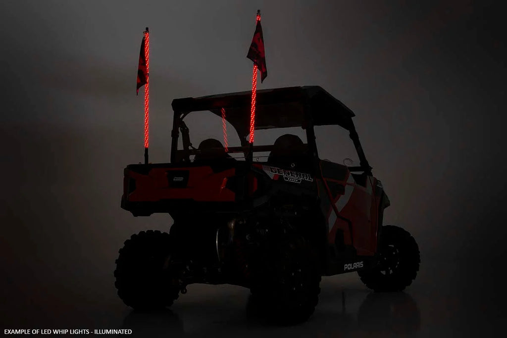 Rough Country Whip Mount | Cage | Polaris RZR 93051 - Installation View