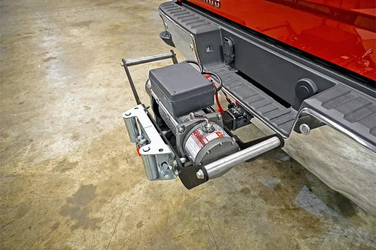Rough Country Winch Cradle | 2 Inch Receiver RS109 - Installation View