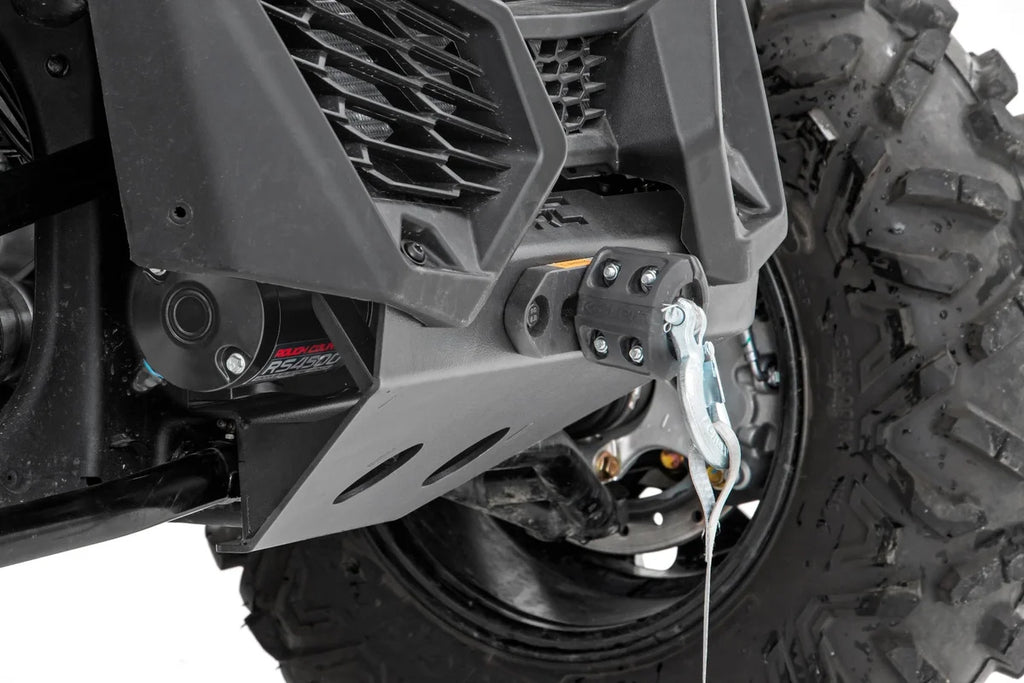 Rough Country Winch Mount | Front | Can-Am Maverick X3 97028 - Side View