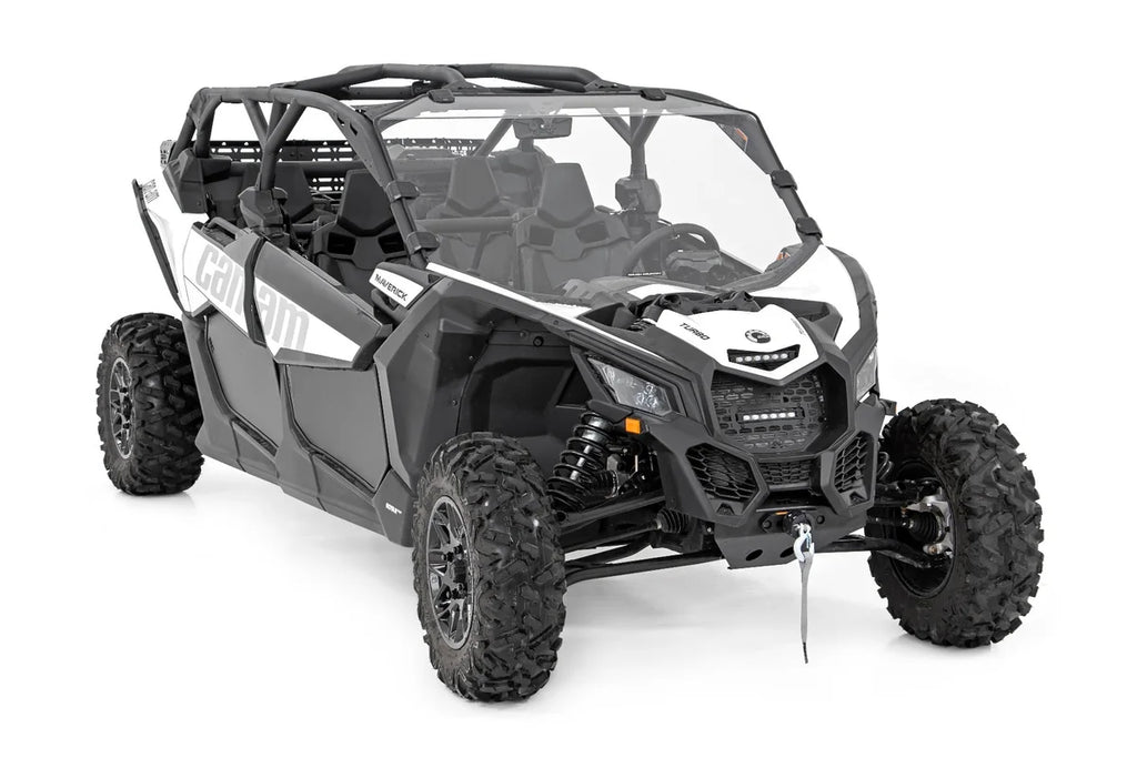 Rough Country Winch Mount | Front | Can-Am Maverick X3 97028 - Installation View