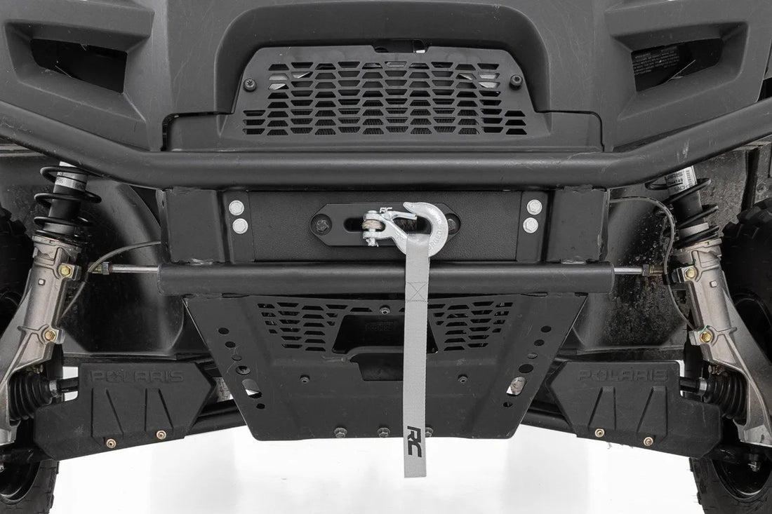 Rough Country Winch Mount | Non-Pro Fit Cage | Polaris Ranger 570 Crew - Side View