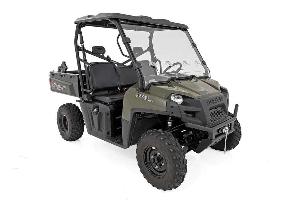 Rough Country Winch Mount | Non-Pro Fit Cage | Polaris Ranger 570 Crew - Installation View