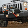 Load image into Gallery viewer, Rough Country Winch Mount Plate | Factory Bmpr | D-Rings | Jeep Wrangler JK/Wrangler Unlimited (07-18) 1173 - Installation...