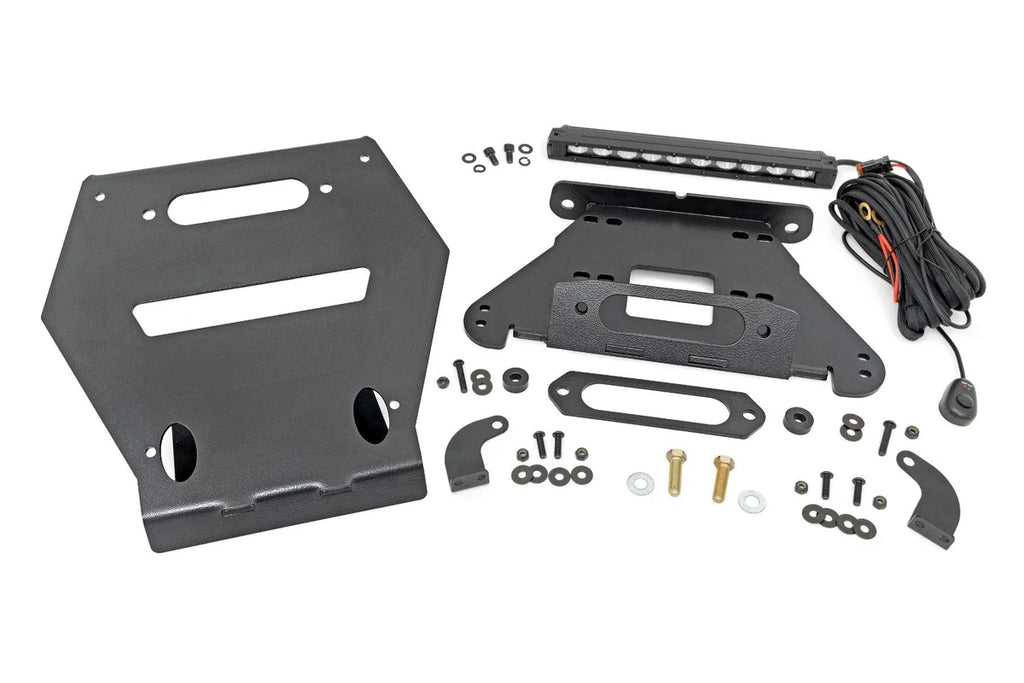 Rough Country Winch Mount | Polaris RZR Pro R 93140 - Mounting View