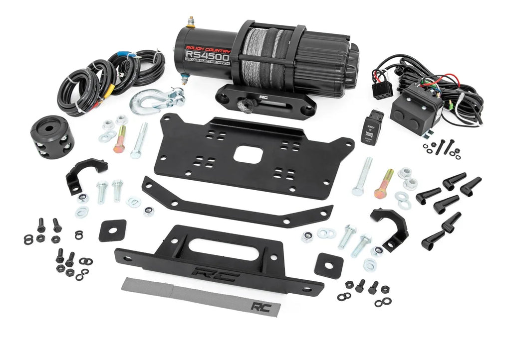 Rough Country Winch Mount | RS4500S | Honda Talon 92061 - Mounting View
