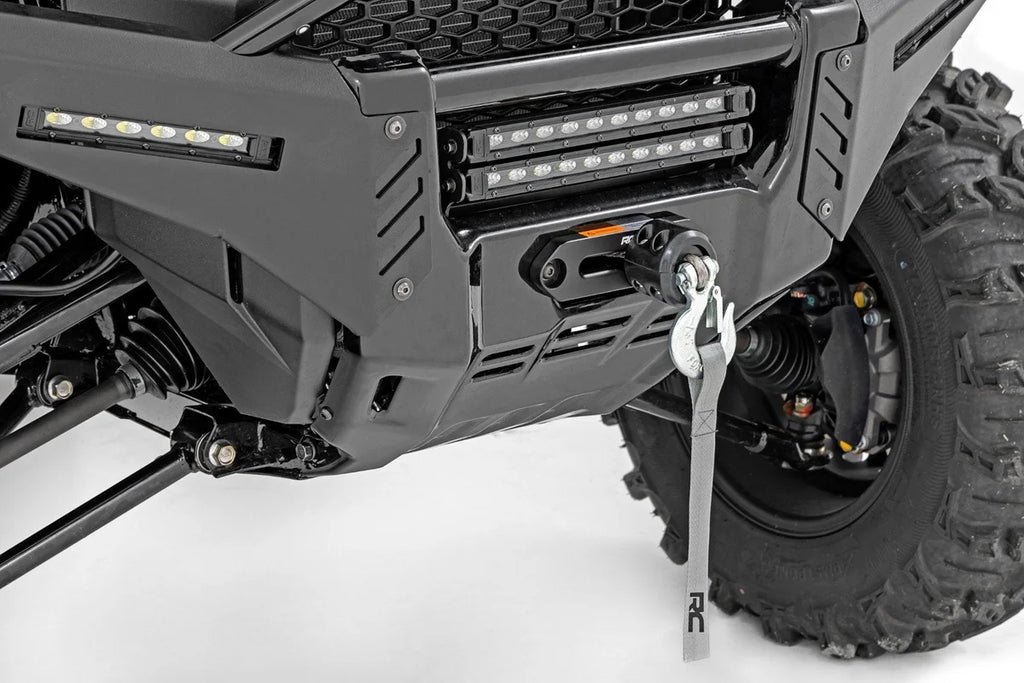 Rough Country Winch Mount | RS6500SA | Honda Pioneer 1000 - Side View